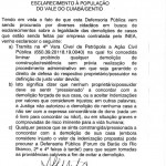 Esclarecimento da Defensoria Pública de Petrópolis sobre as desapropriações no vale do Cuiabá/Gentio